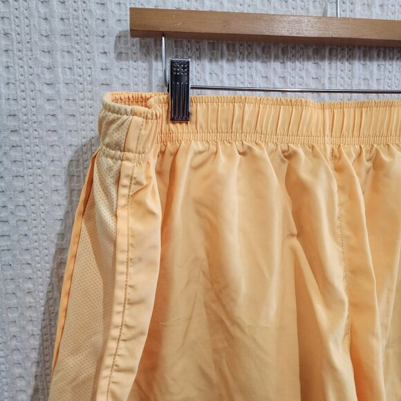 Nike Tempo Plus Size Brief Lined Athletic Running Shorts in Yellow Size XXL - Picture 6 of 12